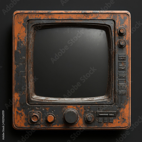 Biomechanical texture design device for steampunk underwater monitor card template