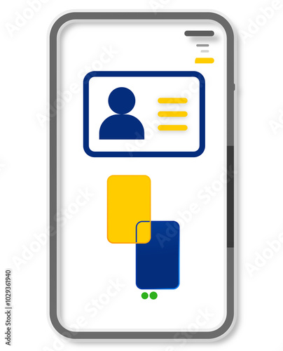smartphone blank template i...