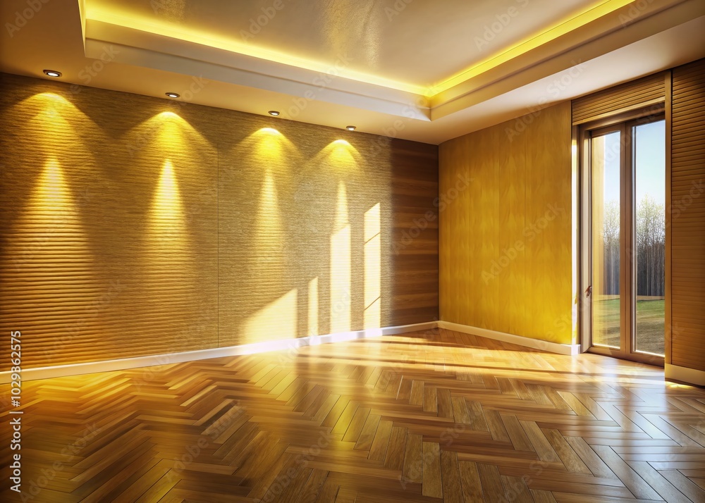 Warm Beige and Yellow Wall Texture in Low Light Photography for Cozy Backgrounds Warm Beige and Yellow Wall Texture in Low Light Photography for Cozy Backgrounds