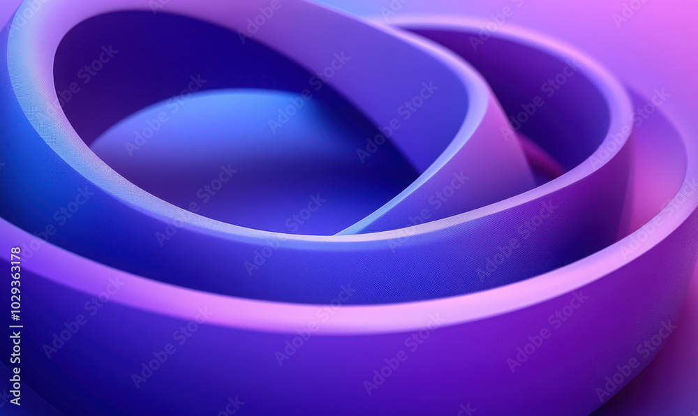 Fototapeta premium Abstract minimalist background design, 3d render