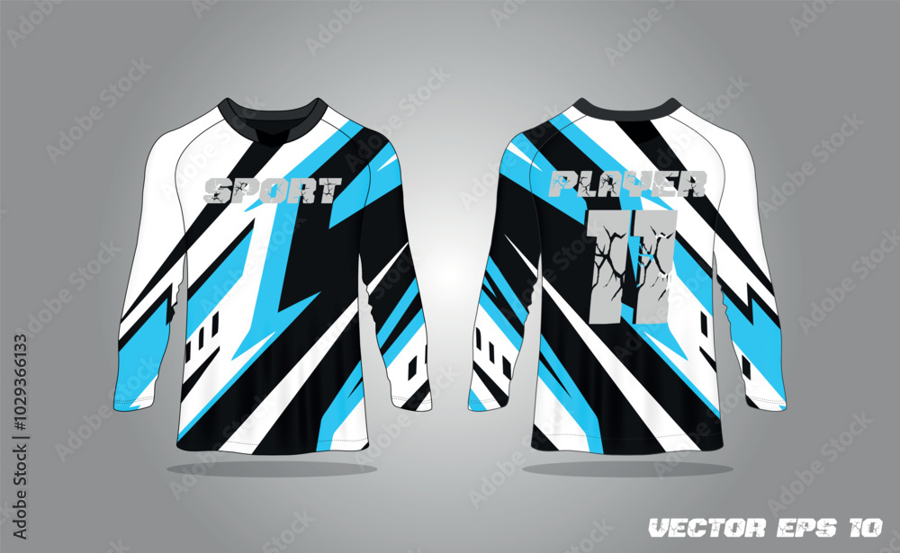 Fototapeta premium football shirt design template
