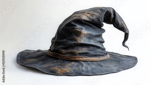 Witch hat on transparent background 