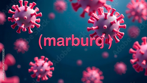 A close-up of the new Marburg virus photo