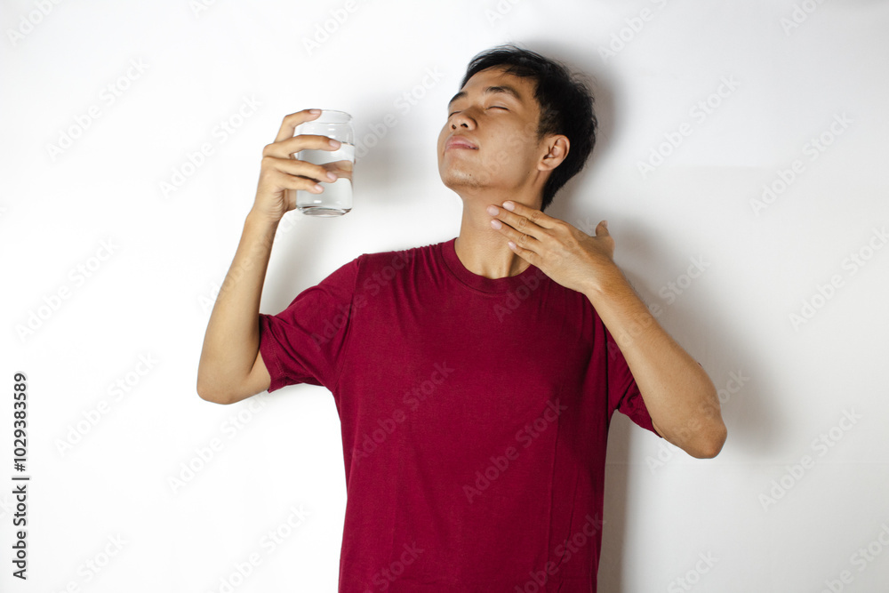 teenagers who are feeling fresh after drinking water teenagers who are feeling fresh after drinking water