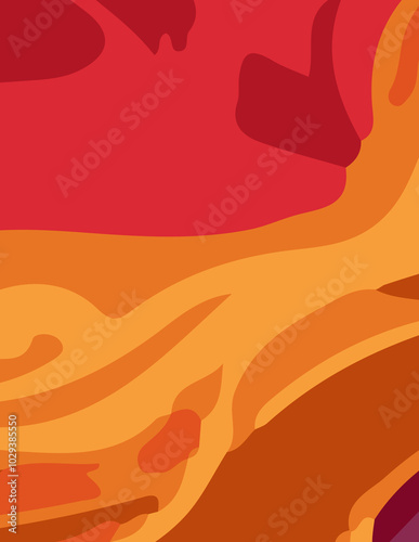 abstract background with untidy waves Illustration