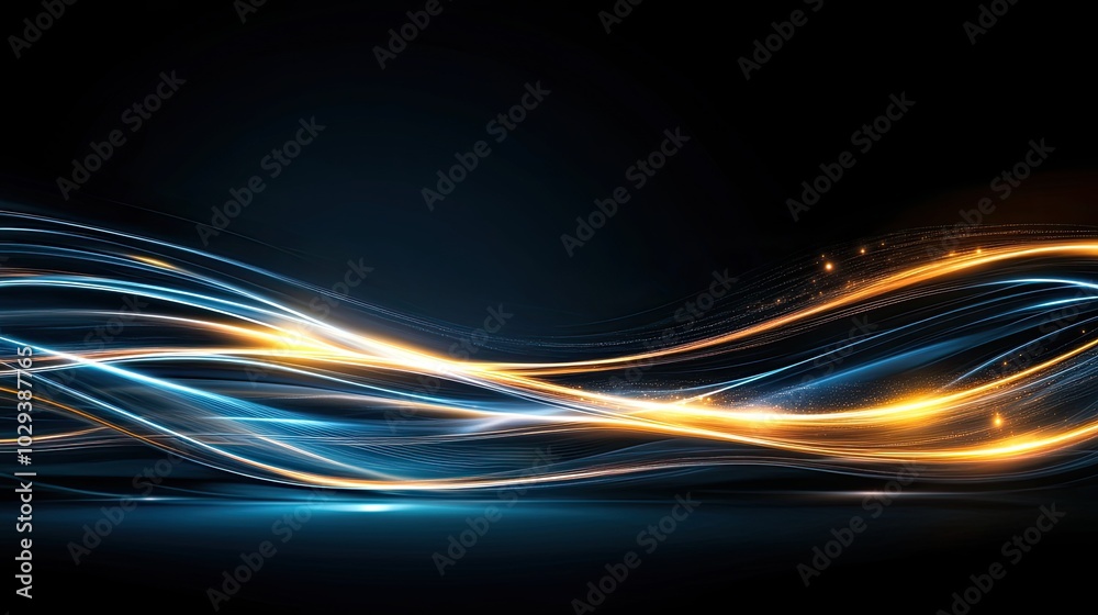 Naklejka premium Swirling lines and shapes depict quantum entanglement, symbolizing hidden knowledge and the influence of dark matter on cosmic structures and natural chaos.