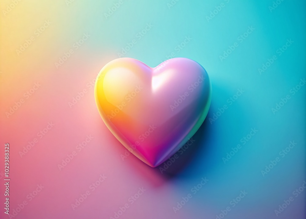 Heart Symbol with Soft Background for Love and Emotion Concepts Heart Symbol with Soft Background for Love and Emotion Concepts