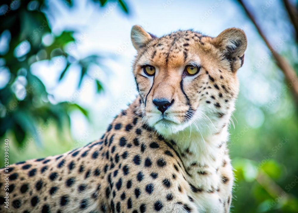 High-Detail Cheetah Fur Background with Small Spots for Textures and Patterns High-Detail Cheetah Fur Background with Small Spots for Textures and Patterns