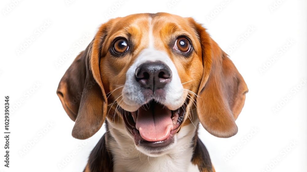 beagle dog isolated on white background beagle dog isolated on white background
