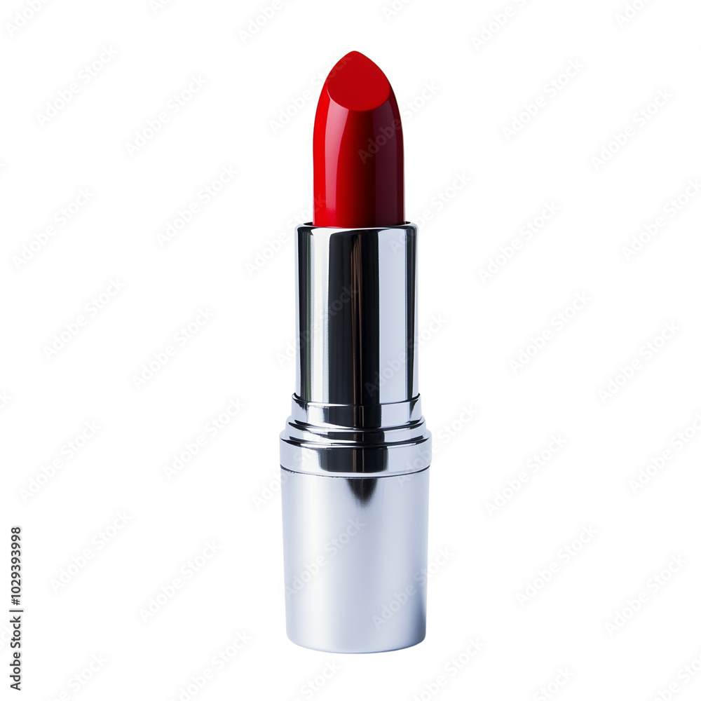 A red lipstick with the cap slightly open isolated on transparent background (2) A red lipstick with the cap slightly open isolated on transparent background (2)