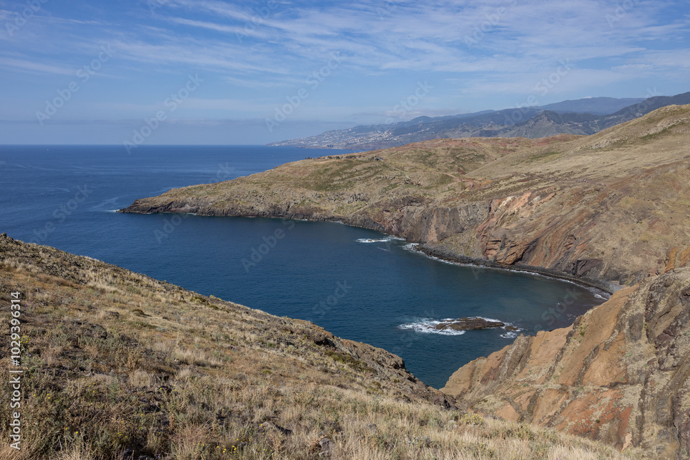 Wanderung in Madeira: Küstenabschnitt entlang dem Wanderweg PR 8 - Vereda da Ponta de São Lourenço Wanderung in Madeira: Küstenabschnitt entlang dem Wanderweg PR 8 - Vereda da Ponta de São Lourenço