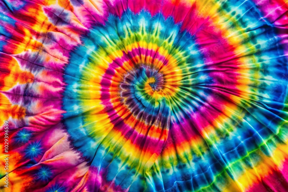Colorful Tie-Dye Pattern in Vibrant Swirls Colorful Tie-Dye Pattern in Vibrant Swirls