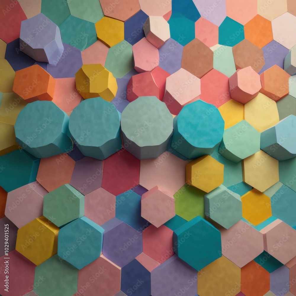 colorful geometric shapes background