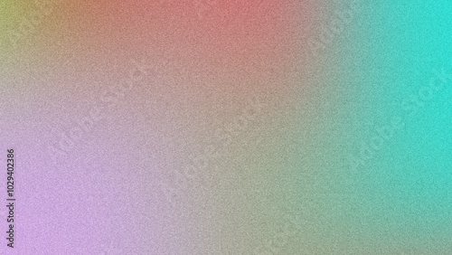 Colorful Gradient Background with Grainy Noise Texture. Modern and Futuristic Design with Smooth Fluid Shapes, Ideal for Posters with a Unique Visual Appeal.