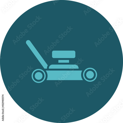 Lawnmower Icon Design