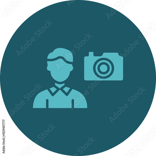 Cameraman Icon Design