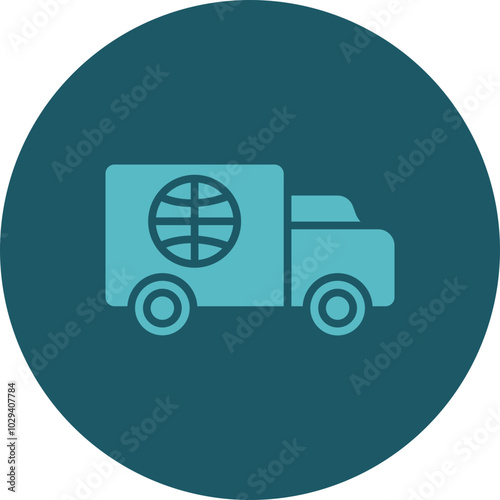 News Van Icon Design