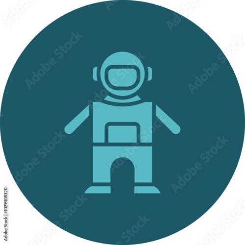 Space Suit Icon Design