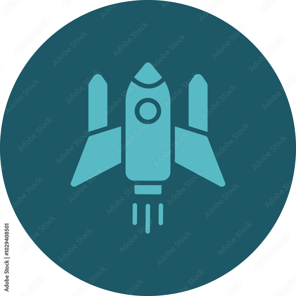 Spaceship Icon Design
