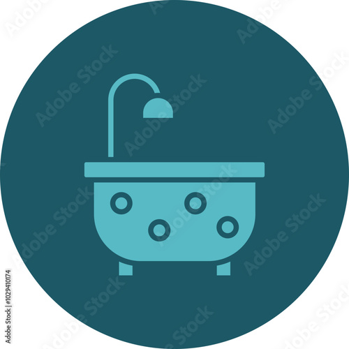 Bathtub Icon Design