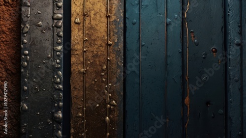 Wood, Texture, Relief, Gold, Black, Knot, Board, Joiner