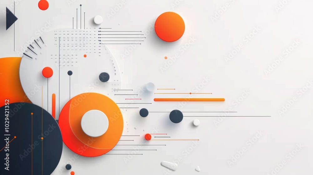 Minimalist abstract graphic design with orange and white elements. Modern geometric composition for branding, advertising, and poster design. Minimalist abstract graphic design with orange and white elements. Modern geometric composition for branding, advertising, and poster design.