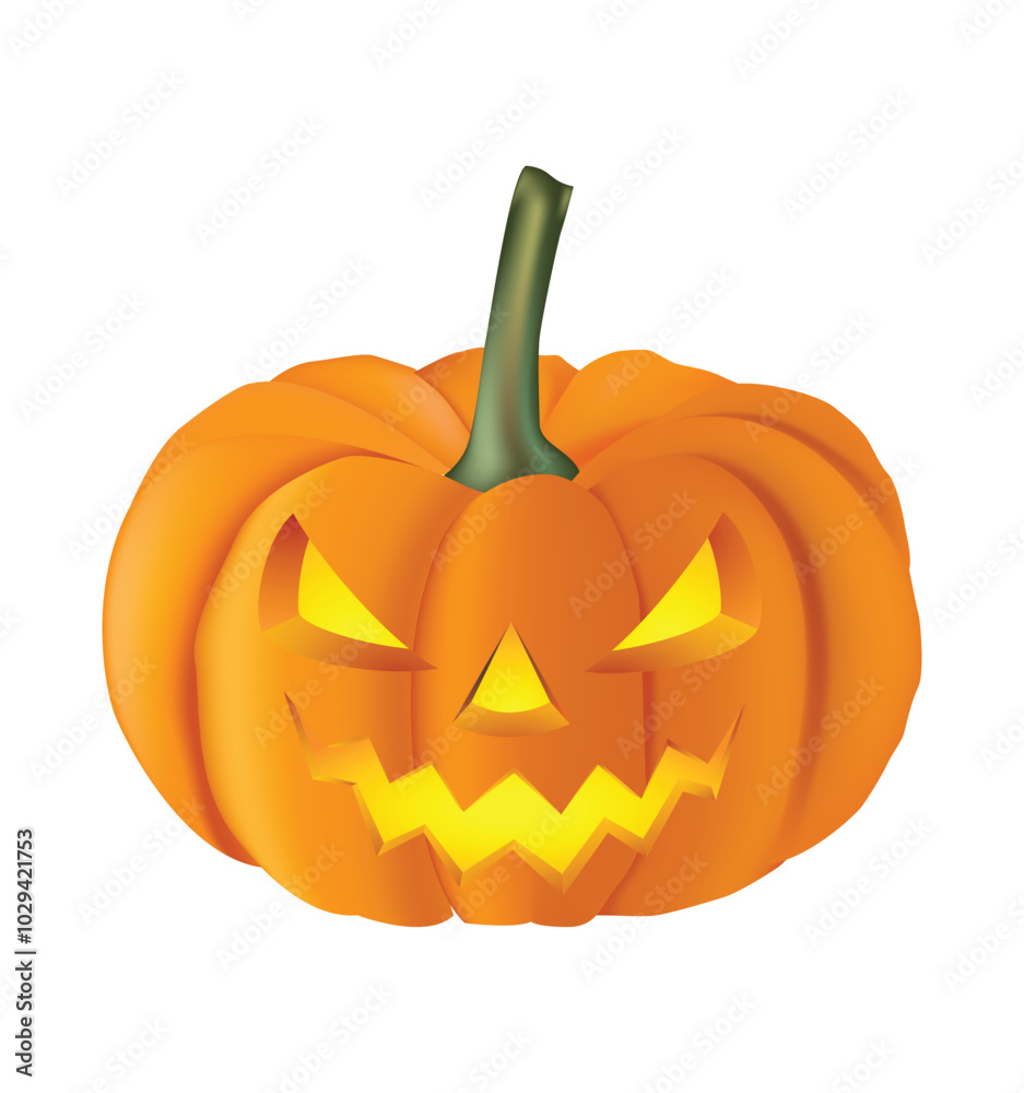 Realistic pumpkin for halloween Realistic pumpkin for halloween