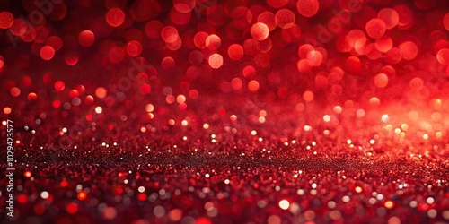 red shining abstract background with shimmering microparticles cell macromutations