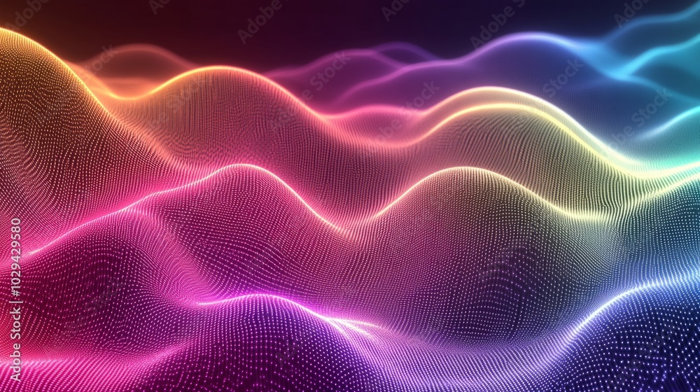 Abstract gradient noise grain background with colors gradation. Neon holograph colors wavy in grain noise gradient background Abstract gradient noise grain background with colors gradation. Neon holograph colors wavy in grain noise gradient background