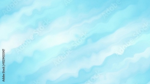 Abstract watercolor background with moving blue waves. Animated background for vertical and horizontal use.