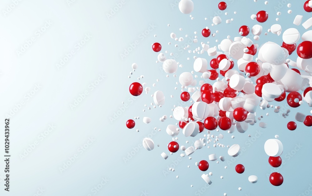A virtual simulation of molecules binding to a receptor, showing the precision and innovation of modern drug discovery techniques A virtual simulation of molecules binding to a receptor, showing the precision and innovation of modern drug discovery techniques