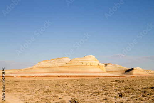 Mangystau desert landmark, Kyzylkup area. photo