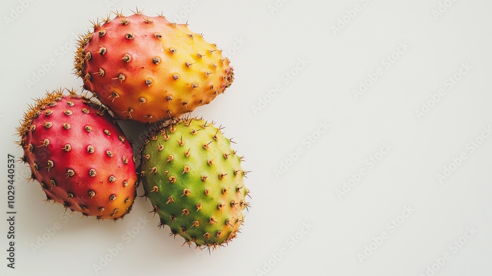 Cactus fruits isolated on a white background. Cactus fruits isolated on a white background.