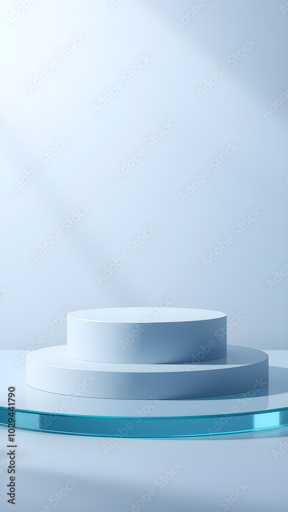 Abstract scene background. Product presentation, mockup. Podium 3d, stage pedestal. Generative AI Abstract scene background. Product presentation, mockup. Podium 3d, stage pedestal. Generative AI