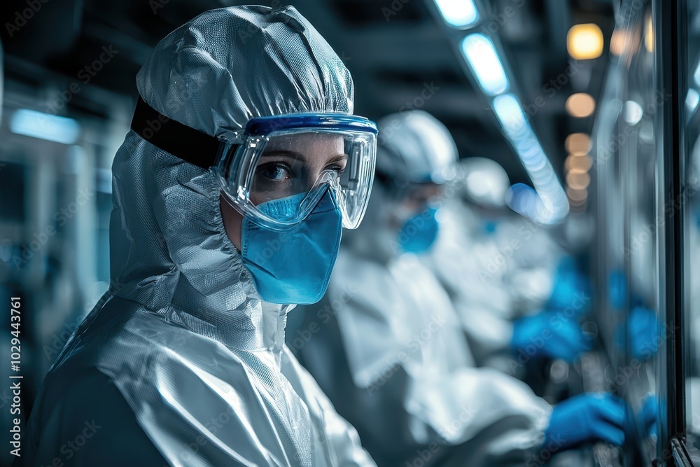 Workers wearing protective gear while handling advanced metal processing equipment in an industrial setting, showcasing precision, safety, and modern technology in metal fabrication.. Workers wearing protective gear while handling advanced metal processing equipment in an industrial setting, showcasing precision, safety, and modern technology in metal fabrication..