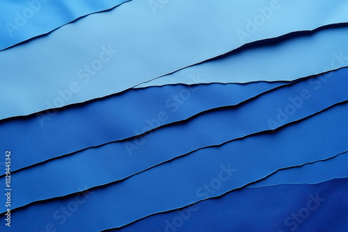 Blue paper. It appears to have a tonal gradient, where the blue ranges from darker shades at the top to slightly lighter tones near the middle and bottom