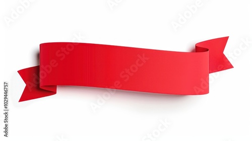 Red Ribbon Banner Design