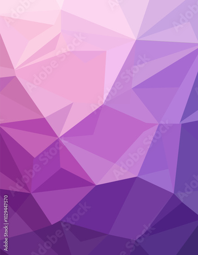 Gradient purple polygon background design. Wallpaper design
