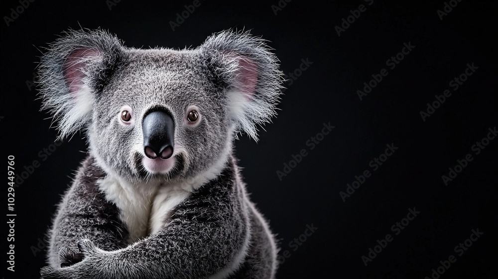 black background, arms crossed, wide-open eyes black background, arms crossed, wide-open eyes