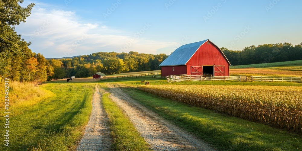 Sustainable Farm with Crops and Livestock Sustainable Farm with Crops and Livestock