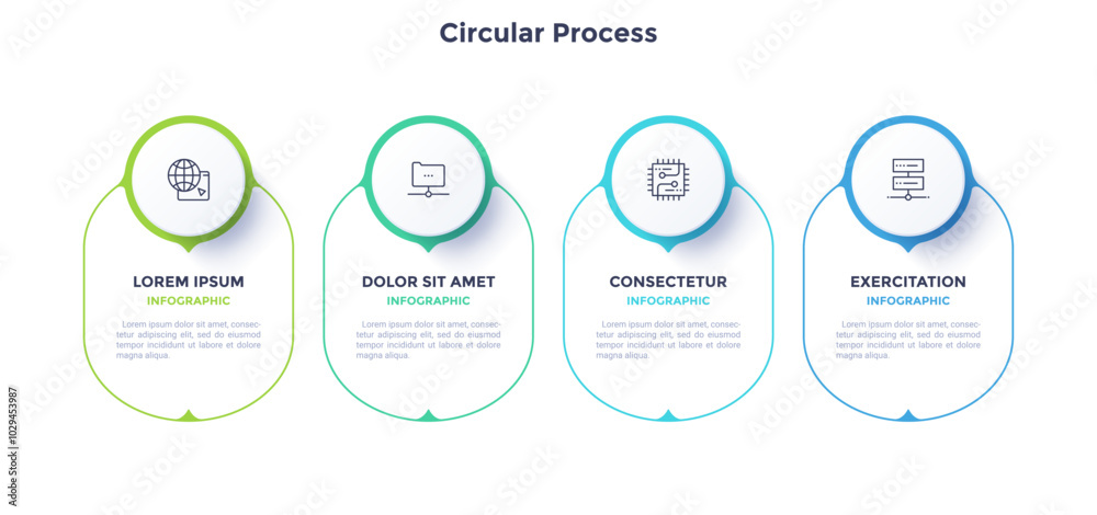 Modern Vector Infographic Banner Modern Vector Infographic Banner