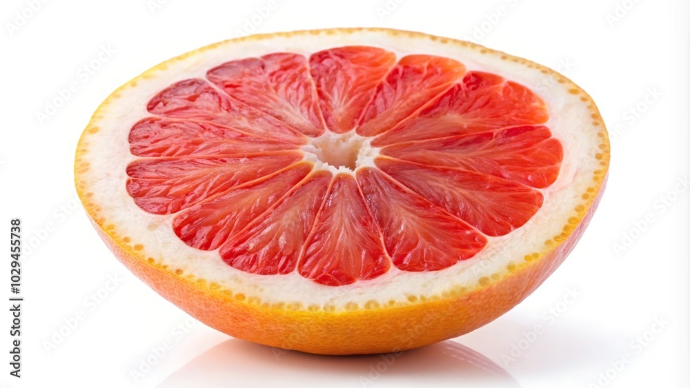 Sliced grapefruit isolated on white background Sliced grapefruit isolated on white background
