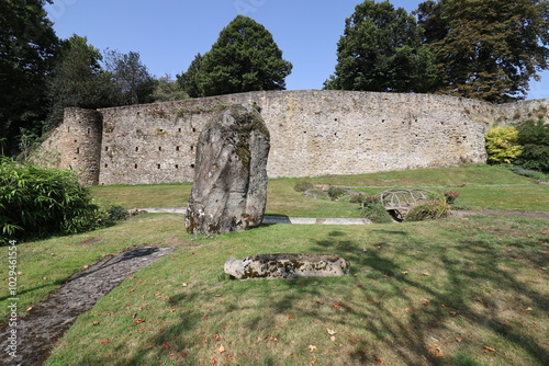 Les anciens remparts, anciennes fortifications, ville de Cholet, département du Maine et Loire, France photo