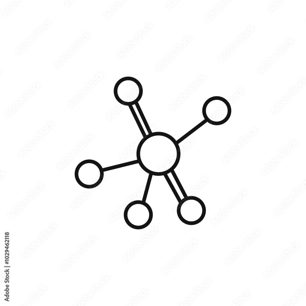 Antioxidant icon Thin line art isolated Antioxidant icon Thin line art isolated