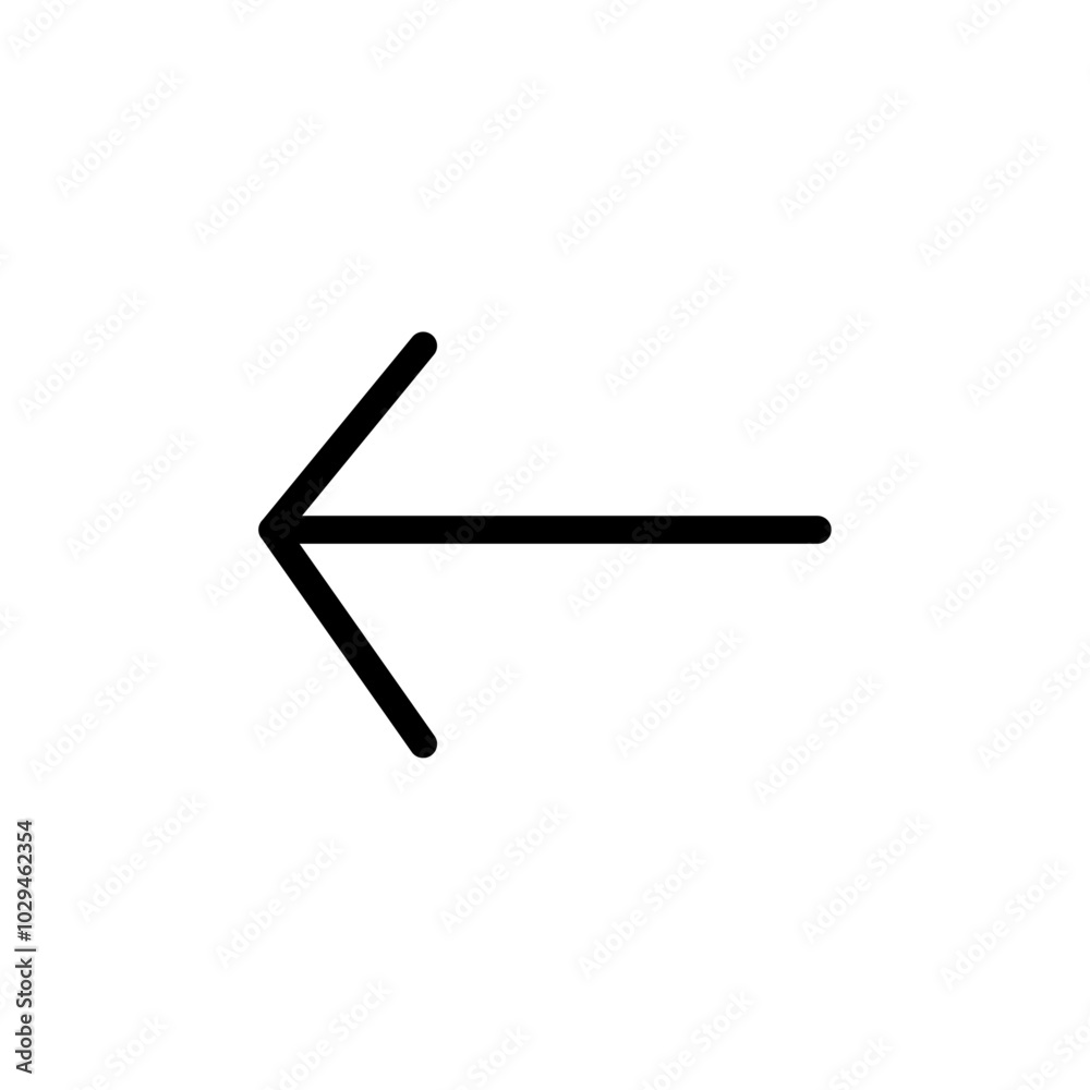 Arrow Icon Thin line art isolated Arrow Icon Thin line art isolated