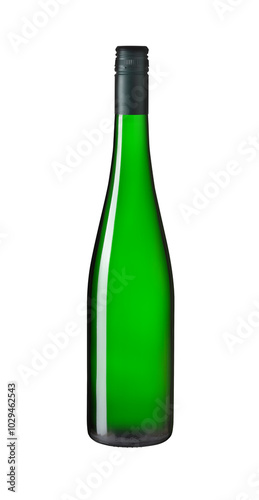 bottle of white wine, a bottle of riesling