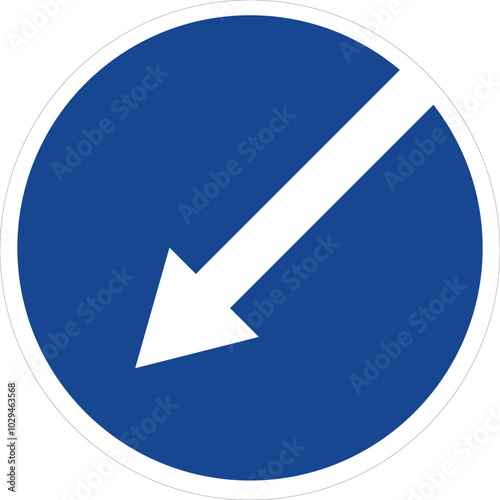 Road sign. Traffic regulations. European road sign. Flat vector illustration template. Free Download Road sign. Traffic regulations. European road sign. Flat vector illustration template. - GFXLoad