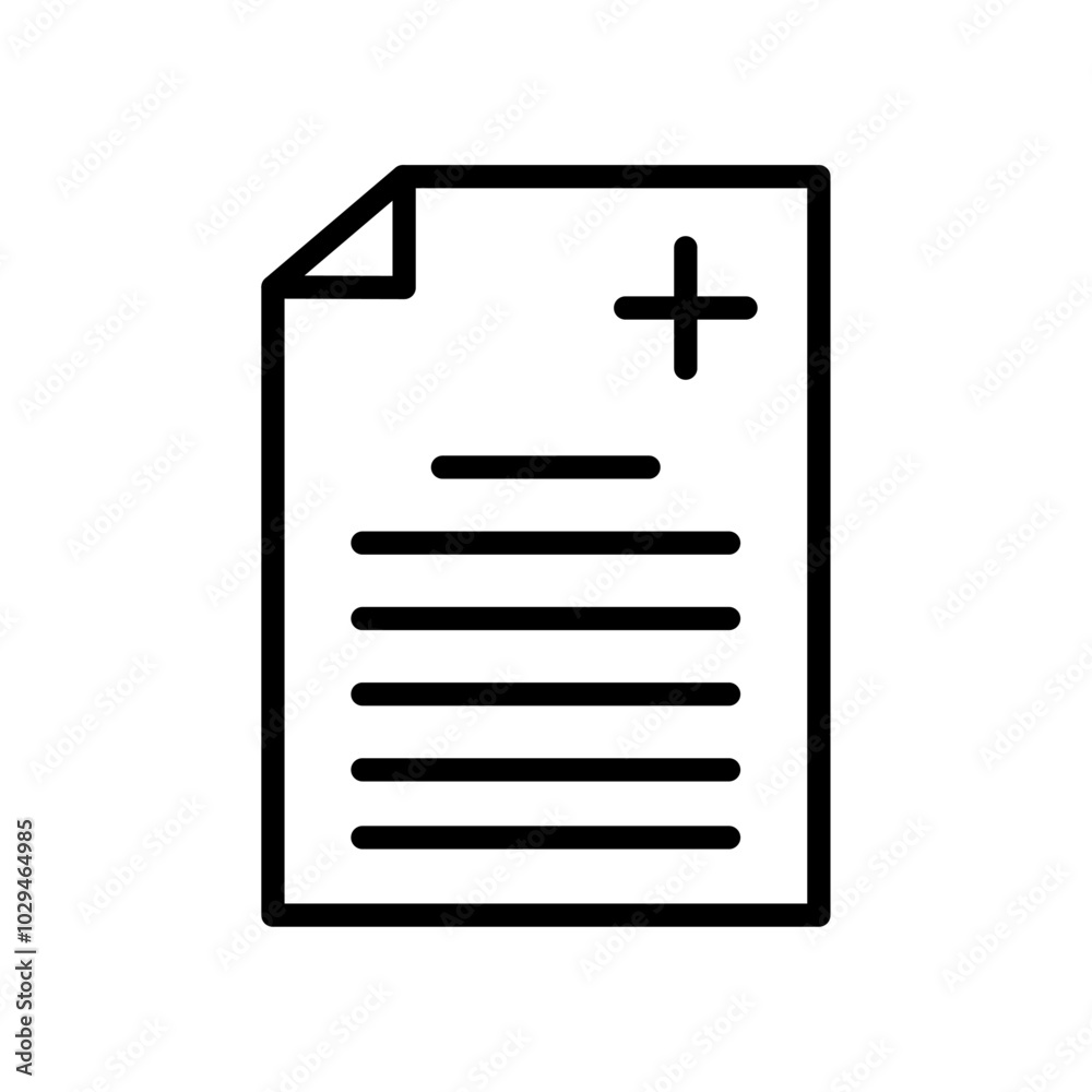 Form icon Thin line art isolated Form icon Thin line art isolated