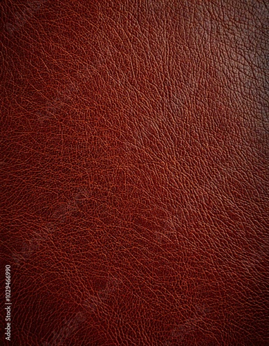 Obraz na płótnie red/brown leather texture w salonie