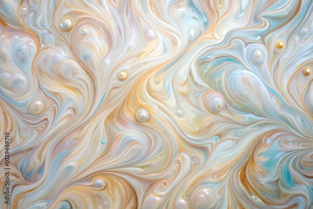 paint splatter wallpaper design with pearly fluid texture